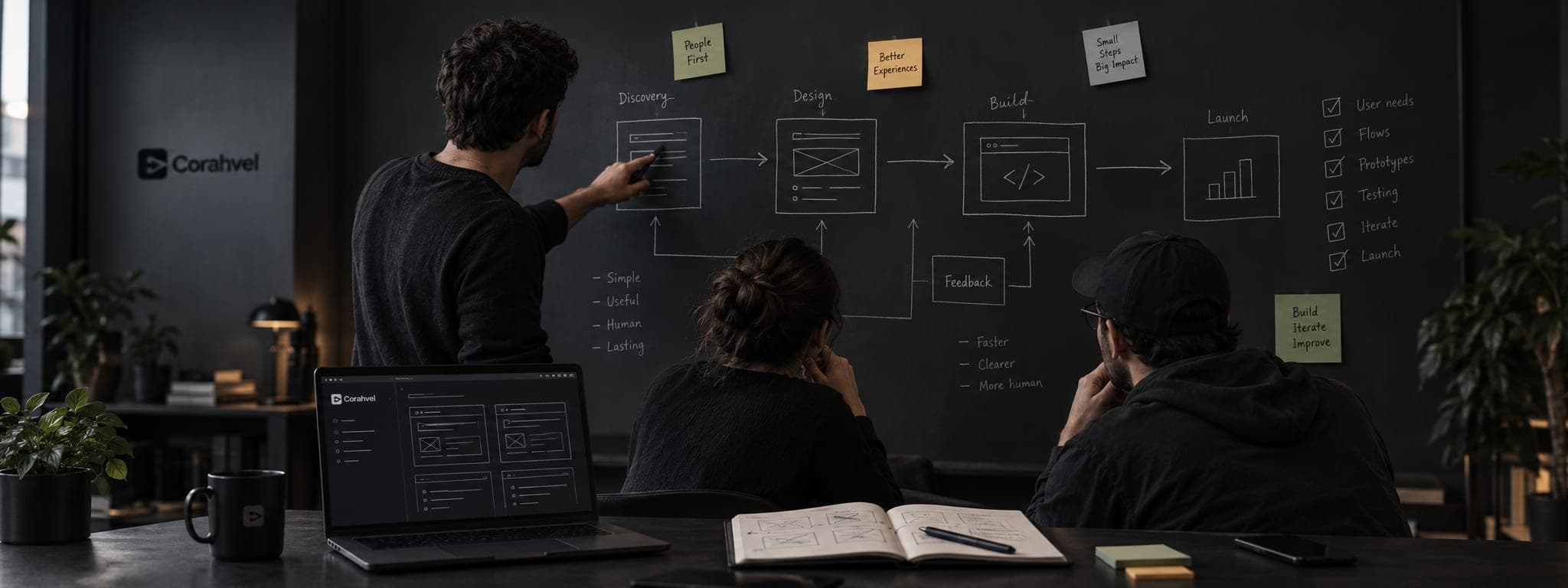 Planning and wireframing a project